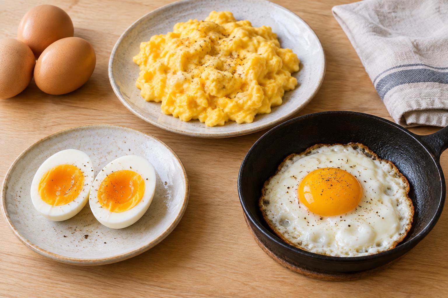 How to Cook Eggs: Boiled, Scrambled and Fried